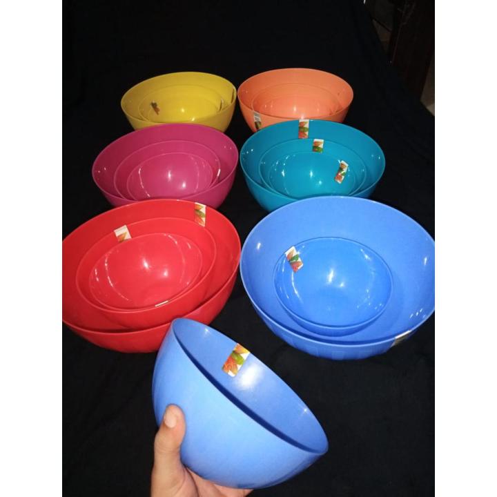 Pack of 3 Mixing Bowls Set Microwave oven Safe