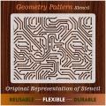 Electric Circuit Reusable Stencil Airbrush Painting Wall Art DIY Home Decor Scrap booking Album Crafts. 