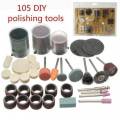 105 PCS Mini Drill Machine Accessories Rotary Tool Kit. 