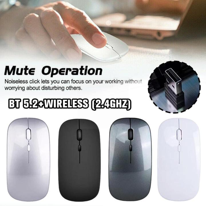 Wireless Mouse Rgb Rechargeable Bluetooth Mice Wireless 2.4ghz