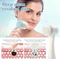 2 in 1 Facial Cleansing Brush Double Sided Facial Cleansing Brush with Soft Bristles for Deep Pore Exfoliation, Makeup Washing, Massage. 