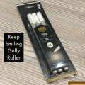 Pack of 3pcs Keep_Smiling White Gel Pen 0.8mm Gelly Roll White Gel Pen for Sketching and Drawing. 