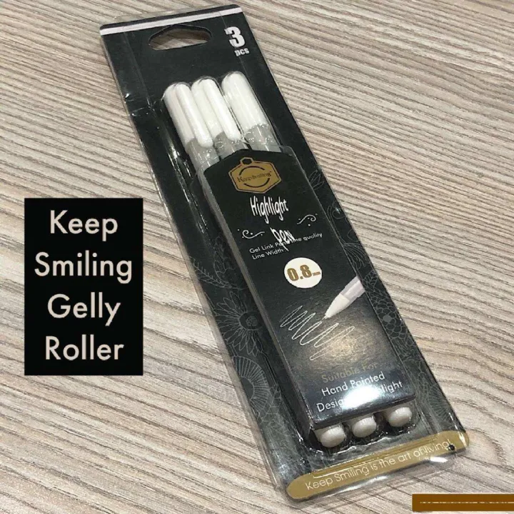Pack%20of%203pcs%20Keep_Smiling%20White%20Gel%20Pen%200.8mm%20Gelly%20Roll%20White%20Gel%20Pen%20for%20Sketching%20and%20Drawing%20-%20Image%204