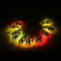 Islamic Eid Ramadan Decor 10 LED String Light Golden Home Fanoos Lantern Batter. 