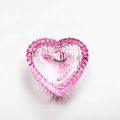 Glass Dappen Dish Transparent Nail Lid Heart Shape Acrylic Powder Pink Cup Bowl Liquid Holder for Nail Salons Manicurists DIY Nail Enthusiasts Beauty Professionals Nail Art Design. 