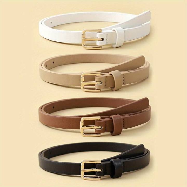 Thin%20Leather%20Belt%20for%20Women,%20Black/Brown,%20Stylish%20Dress%20&%20Jeans%20Waist%20Strap%20-%20Image%203
