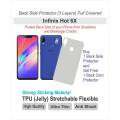 Infinix Hot 6X - Back Side protector - Best material - TPU (Jelly). 