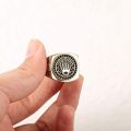 New Fashion Vintage Crown Ring For Men Latest Design Premium Quality Golden King Ring For Men And Boy. 