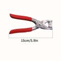 High Quality Metal Tich Button Clipper With 50 Buttons - Press Plier 9.5mm - Abaya Ring Metal Buttons Presser Machine Fastener Snap Buttons Kit - Tich Button Tool Kit. 