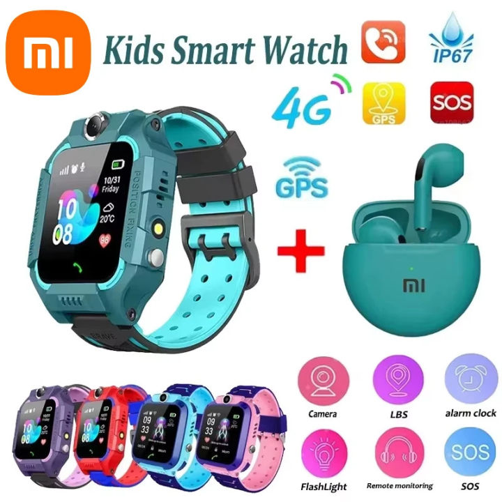 Kids Smart Watch SOS Antil-lost GPS Location Camera Card Call IP67 ...