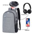 SHEMOSHI Anti-Theft Laptop Backpack with USB Charging Port | 16.5" Inch Laptop Waterproof College Bag for Men & Women | Business Travel Bag with Combination Lock & Charging Cable. 