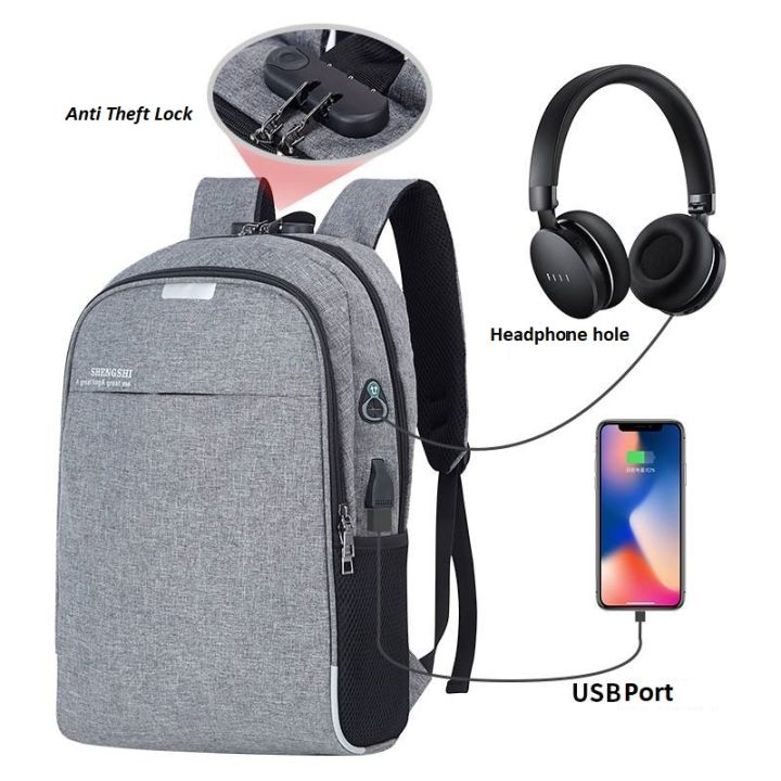 SHEMOSHI%20Anti-Theft%20Laptop%20Backpack%20with%20USB%20Charging%20Port%20%2016.5"%20Inch%20Laptop%20Waterproof%20College%20Bag%20for%20Men%20&%20Women%20%20Business%20Travel%20Bag%20with%20Combination%20Lock%20&%20Charging%20Cable%20-%20Image%203