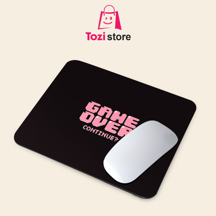 Gaming Mouse Pad Premium  8" x 6.5  Thick Non-Slip Rubber Base, Smooth Cloth Surface for Precision Control - Tozistore
