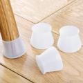 Anti-Noise Furniture Silicone Protective Cover Furniture Table Leg Cover Chair Leg Cap Silicone Floor Protection Pad, Non-Slip Bottom Anti-Scratch and No Trace Noise (4PCS). 