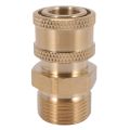 FLYEER 2X Pressure Washer Adapter Set M22 To 1/4 Inch Quick Connect Kit, M22 14Mm To 1/4 Inch Quick Connect Kit. 