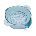 2 in 1 Rolling Colander And Bowl Set For Kitchen Multi-Functional Basket For Cleaning Rice Fruits And Vegetables. 