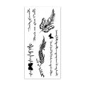 1PCS Sketch Flower Tattoo Sticker Black Datura Arm Legs Tattoo Temporary Waterproof Lasting Tattoo Sticker For Women Body. 