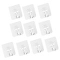 Transparent Traceless Wall Mounted Suction Cup Strong Pull Max 15kg Load Hooks. 