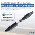 Solar Panel Cable Connector MC3/4 1000V 30A Male Female Connector IP67 with Diode Fuse for T Y Branch Parallel Solar Splitter. 