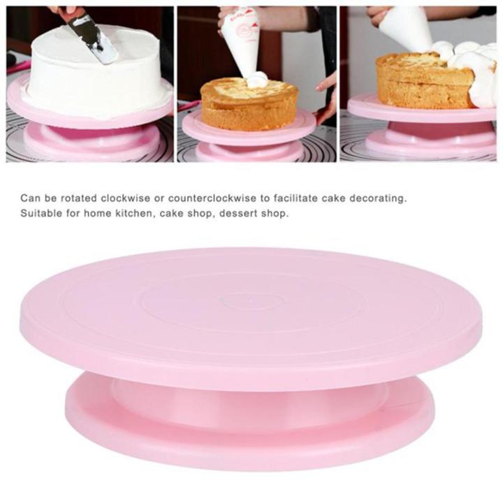 Cake Turntable Table 360 Degree Rotating/Revolving Cake Decorating Stand