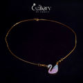 PINK SWAN PENDANT FOR GIRLS  & NECKLACE FOR WOMENS. 