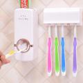 Automatic Toothpaste Dispenser With Toothbrush Holder. 