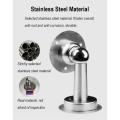 High-quality stainless steel magnetic door stopper. 