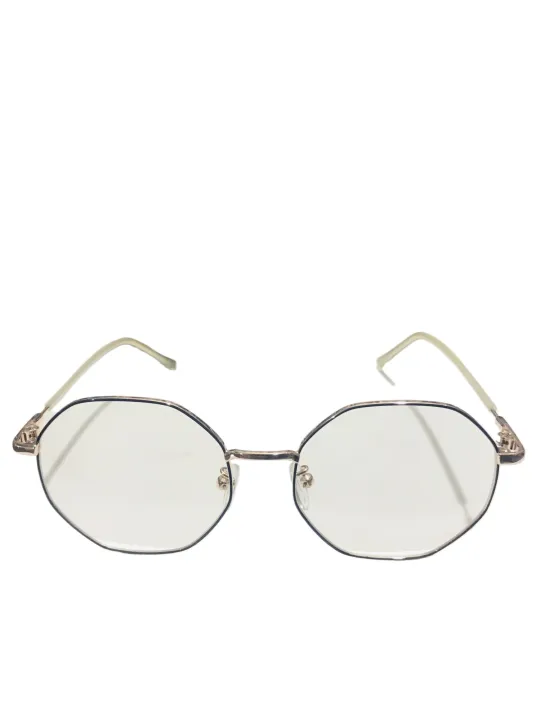 Trend Octagonal Frame Sunglasses Women Vintage Anti-blue Light UV400 Protection Computer Eyeglasses Optical Glasses Eyew