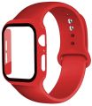 Case+Strap For iWatch and others 42mm 44 mm watches Silicone Sport smartwatch bracelet. 