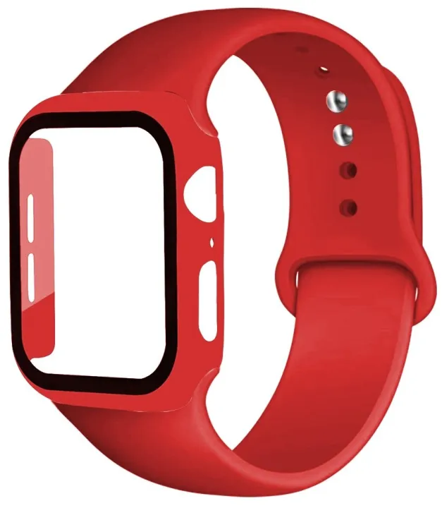 Case+Strap%20For%20iWatch%20and%20others%2042mm%2044%20mm%20watches%20Silicone%20Sport%20smartwatch%20bracelet%20-%20Image%204