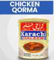 Karachi Haleem food tin packs (chicken haleem , chicken biryani , chicken nihari, chicken Qorma, Murg choolay , achar ghosht etc) small pack 435 grams. 