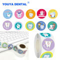Cartoon Tooth Stickers Dental Tooth Shaped Kawaii Decoration Teeth Sticker Toothbrush Teaching Gifts Dentistry Decals For Kids. 
