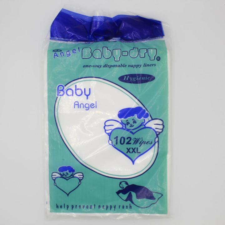 100 Sheets Baby Disposable Diapers Biodegradable & Flushable Large Size Nappy Liners Cloth Diaper Liners