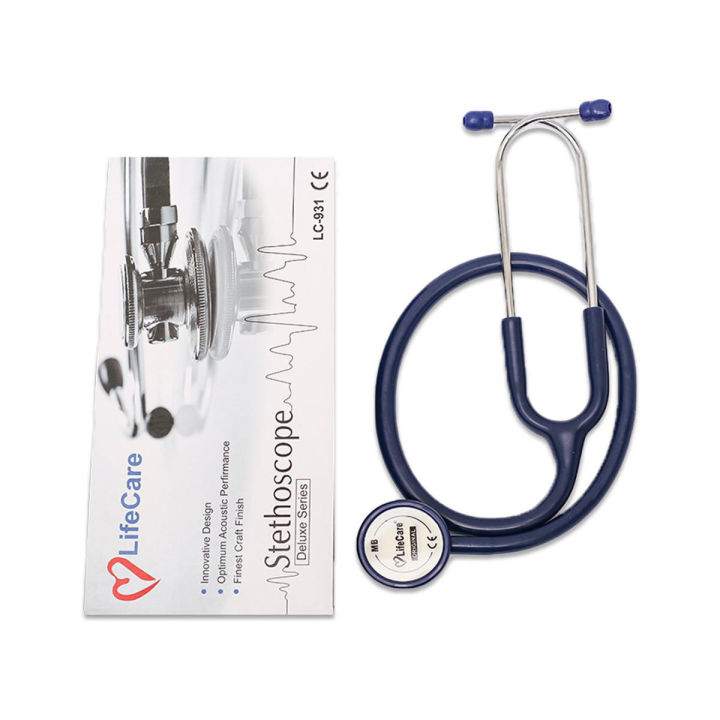 LifeCare Original Double Dual Head Stethoscope Classic Luxury Smart Design