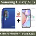 Samsung Galaxy A10s Glass Protector Tempered Glass Screen Protection Polish Glass + Back Camera 9H Gorilla Flexible Protector For Samsung Galaxy A10s. 