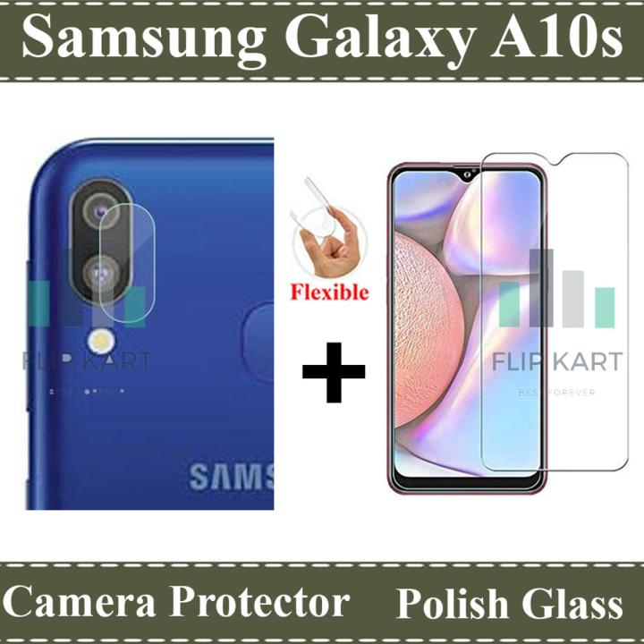Samsung Galaxy A10s Glass Protector Tempered Glass Screen Protection Polish Glass + Back Camera 9H Gorilla Flexible Protector For Samsung Galaxy A10s