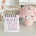 2022 Cartoon Mini Desktop Calendar Daily Schedule Table Planner Yearly Agenda Organizer Office Desktop Decoration. 