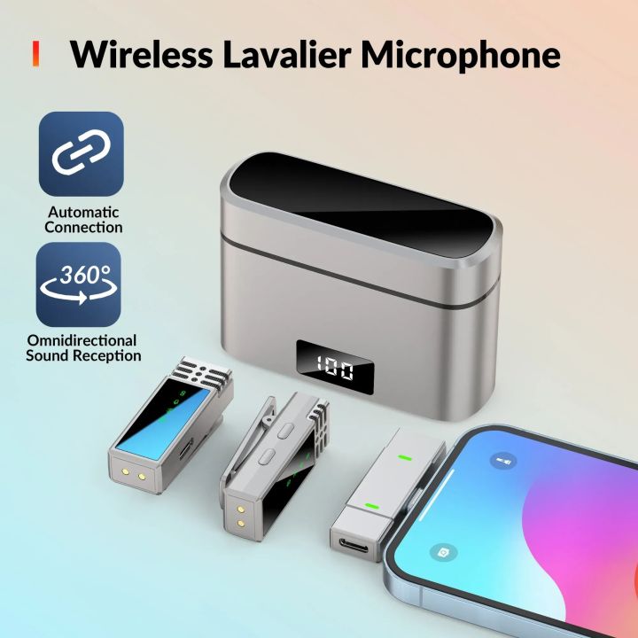 MW-15%202.4G%20Type%20C%20&%20iPhone%20Lightning%20Dual%20Wireless%20Microphone%20For%20Mobile%2028H%20Battery%20Time%20professional%20Mic%20-%20%20MW-15:%20Wireless%20microphone%20for%20crystal-clear%20audio%20recording.%20Enhance%20vlogs,%20live%20streams%20&%20mobile%20videos.%208h%20battery,%2020m%20range%20-%20Image%208