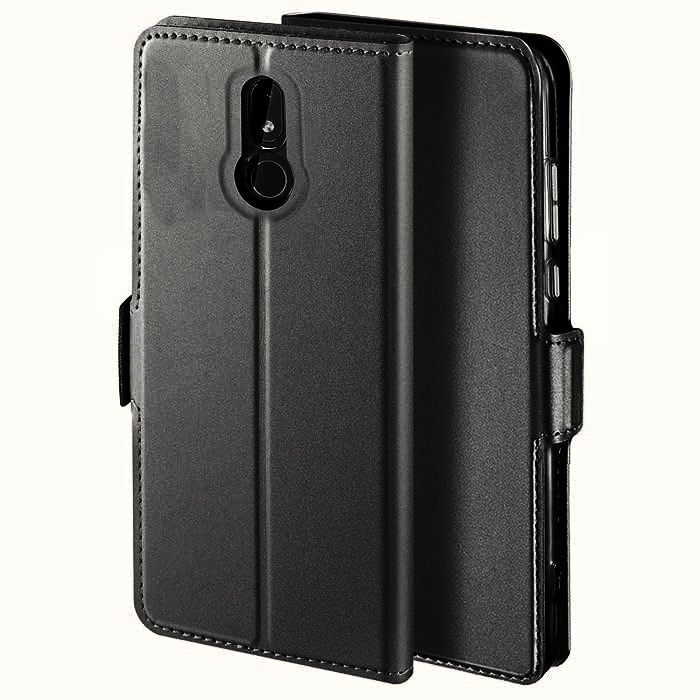 YATWIN Case for Nokia 3.2 Phone Case, Premium Leather Folio Cover for Nokia 3.2 Magnetic Closure Wallet Flip with 【Card Slots】【Kickstand】 for Nokia 3.2 Case BLACK UK IMPORT