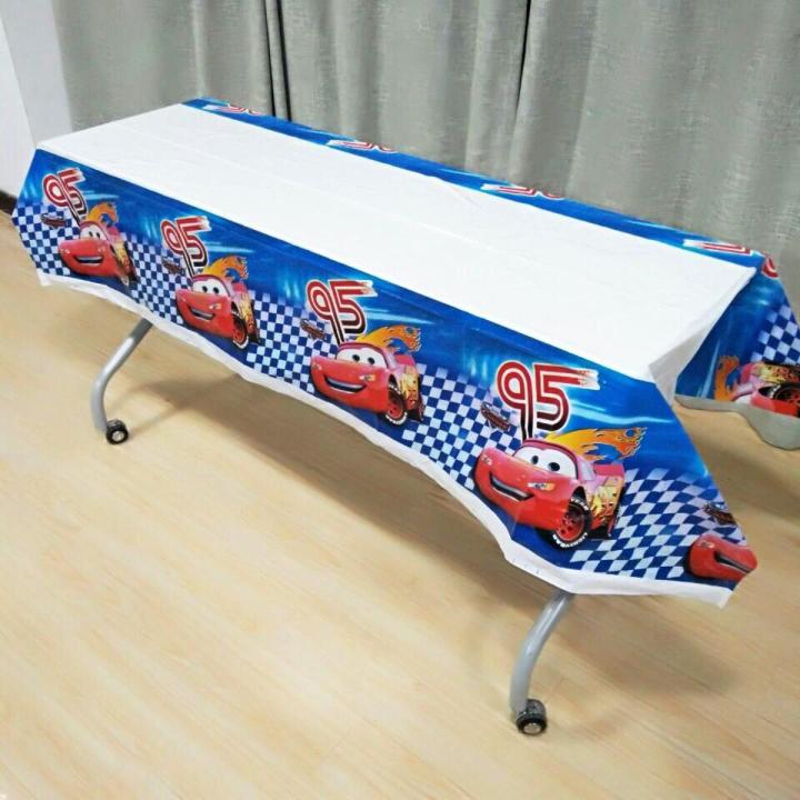 CARS THEME TABLE COVER - CARS TABLE COVER - 108 CM X 180 CM