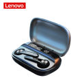 Lenovo Wireless Earphones Qt81 Bluetooth 5.1 Waterproof Headphones Touch Button Hifi Stereo Earbuds. 