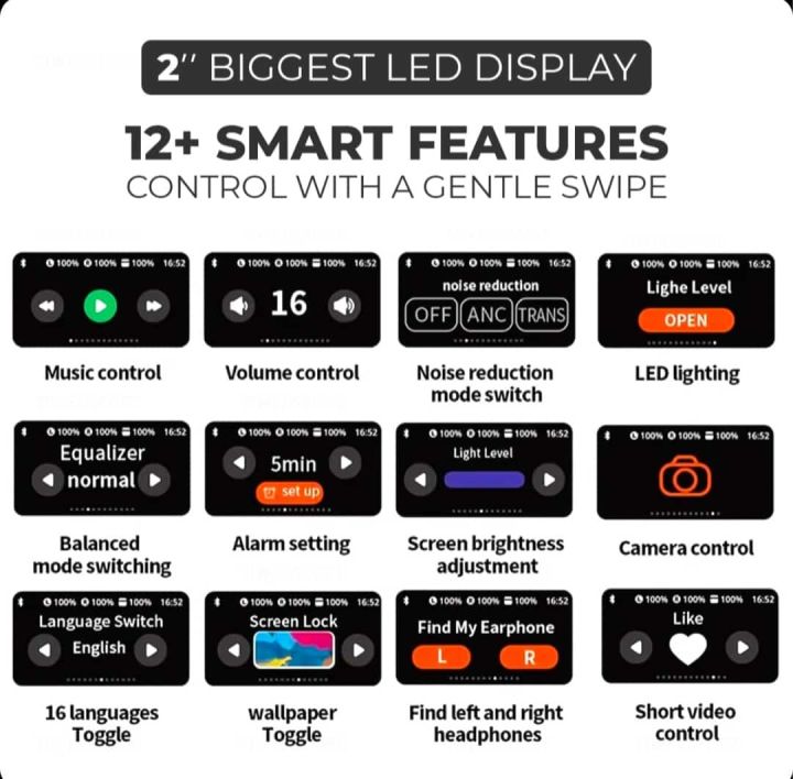 A9%20Pro%20Touch%20Screen%20ANC%20Wireless%20Headset%20TWS%20Noise%20Cancelling%20Earbud%20Bluetooth%20HeadPhone%20-%20Image%202