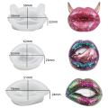 3 PCS Lips Resin Mold Resin Art Molds Ornament Silicone UV Epoxy Casting Molds B. 