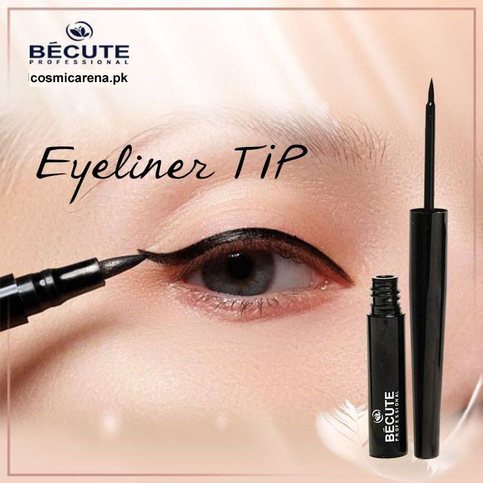 Becute WaterProof Eye Liner Intense 24H Bold Color Black Liner Matte