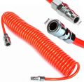 Polyurethane Pu Air Compressor Hose Tube 6M,  7.5M, 9M, 12M, 15M Pneumatic Hose Pipe For Compressor Flexible Air Tool With Connector. 