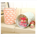 Folding Cotton Laundry Dirty Clothes Toy Storage Basket Waterproof - Multi Design. 