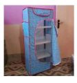 Kids Cloth Cupboard Baby Wardrobe Almari for Clothes & Toy Storage Wardrobe Organizer Set 3 Shelves. 