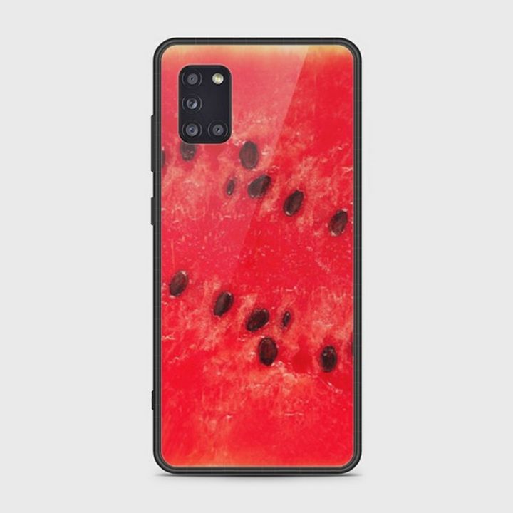 Samsung Galaxy A31 Cover - SkinLee HQ Infinity Glass Case (Soft) - Pure Watermelon - SKINLEE-386-1-798-488
