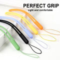 Sroof Colorful Silicone Phone Lanyard Elastic Work Card Key U Disk Water Cup Soft Rope Universal. 