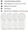 Door Window Alarm 1pack 120DB Burglar Alert Sensor  Wireless Alarms Loud Door Alarms for Kids Safety, DIY for Home Security, Office Protection​. 